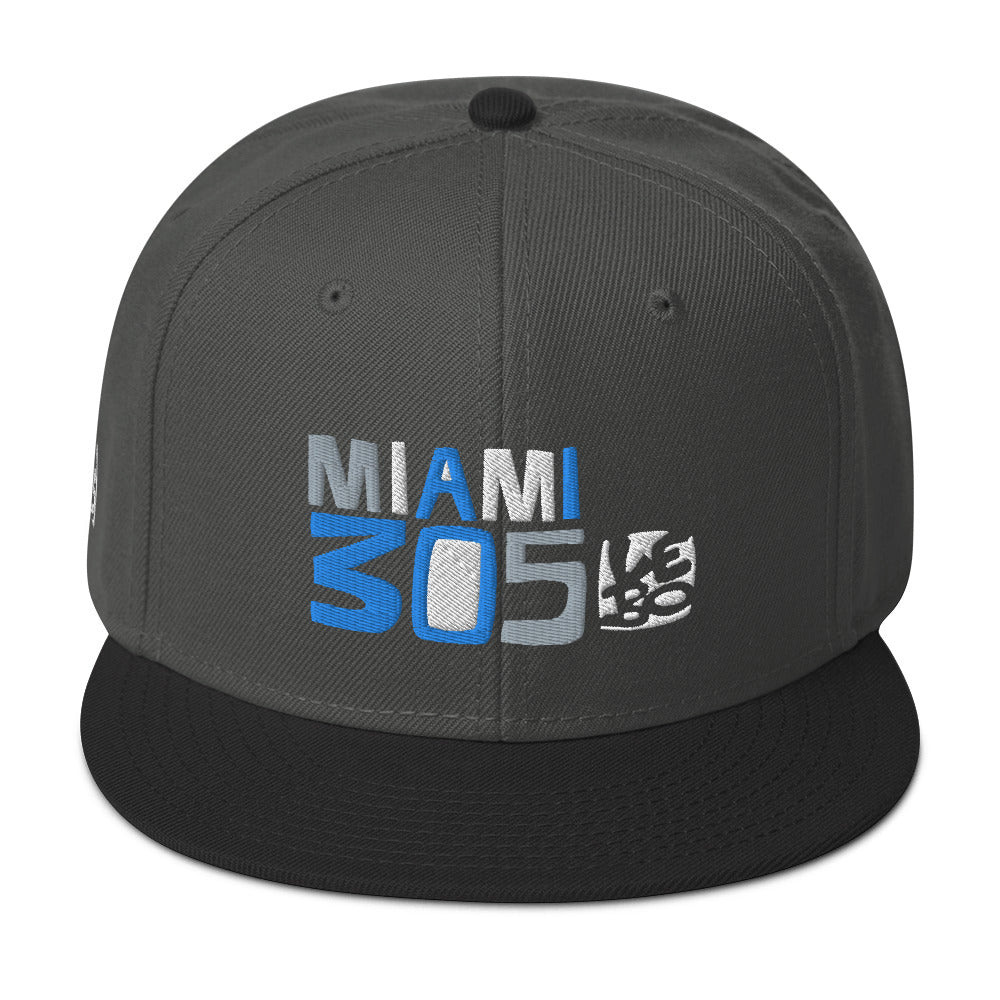 Miami 305 - Lebo Flat Bill Snapback Hat
